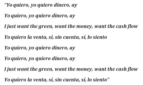 dinero lyrics|dinero song translation to english.